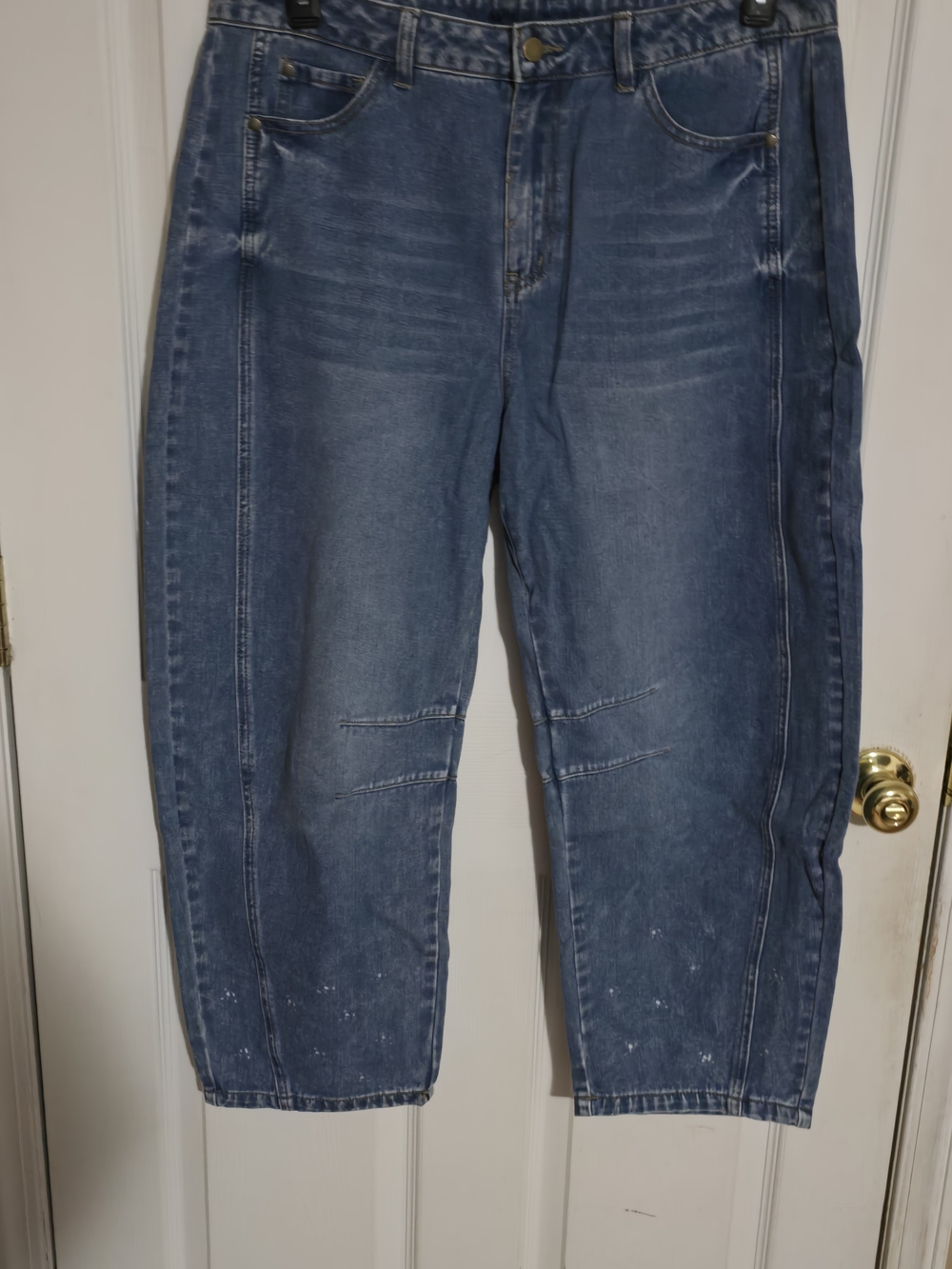 Women's Wide Leg Flare Jeans - Blue